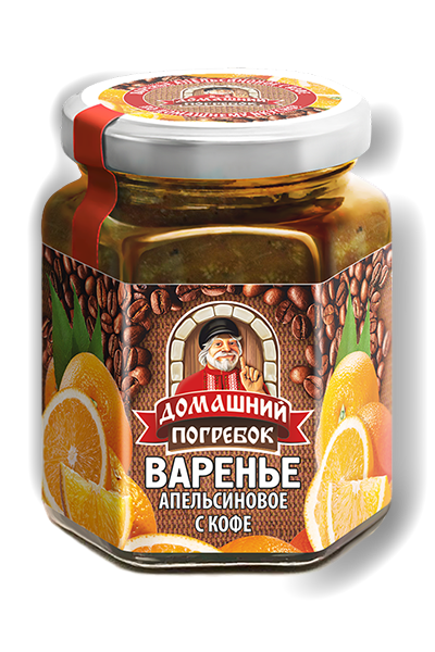 Варенье апельсиновое с кофе