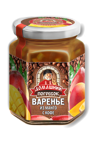 Варенье из манго с кофе