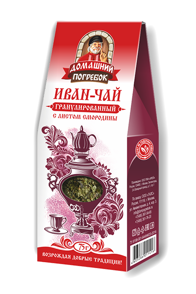 Иван-чай гранулированный с листом смородины