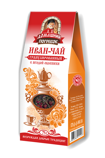 Иван-чай гранулированный с ягодой облепихи