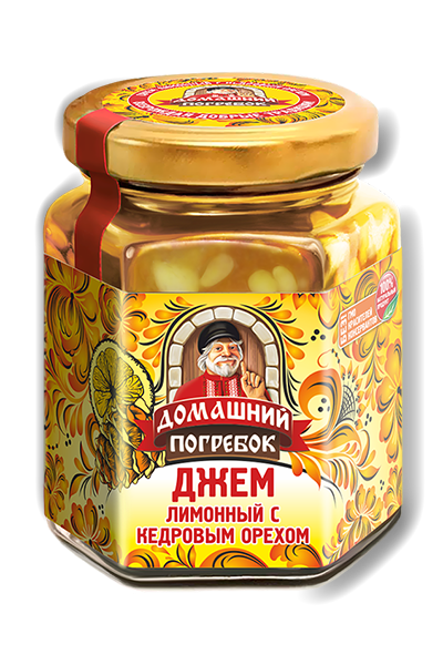 Джем лимонный с кедровым орехом